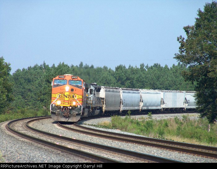 BNSF 4459 on track 2